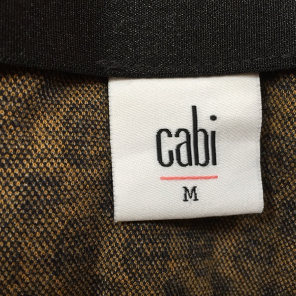 CAbi Black and Brown Mini Skirt - Picture 13 of 14